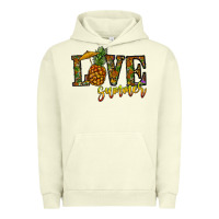 Pigment Pistachio love summer pinapple Urban Hoodie - CowhideDigitalArt