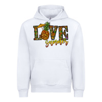 White love summer pinapple Urban Hoodie - CowhideDigitalArt