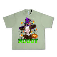 Oil Green moody cow Urban Heavy Tee - Artiststas