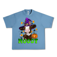 Pebble Blue moody cow Urban Heavy Tee - Artiststas