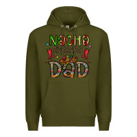 Army Green nacho average dad Premium Hoodie - CowhideDigitalArt