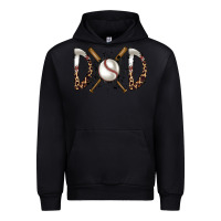 Black dad baseball Urban Hoodie - RacoonDesign