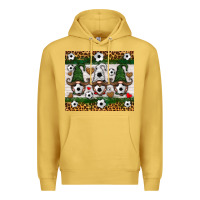 Antique Gold soccer gnome Premium Hoodie - HRA Design Shop