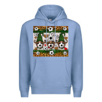 Colony Blue soccer gnome Premium Hoodie - HRA Design Shop
