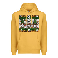 Mustard soccer gnome Premium Hoodie - HRA Design Shop