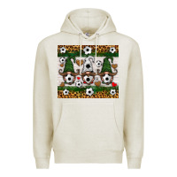 Oatmeal Heather soccer gnome Premium Hoodie - HRA Design Shop