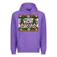 Purple soccer gnome Premium Hoodie - HRA Design Shop