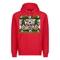 Red soccer gnome Premium Hoodie - HRA Design Shop
