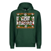 Sports Green soccer gnome Premium Hoodie - HRA Design Shop