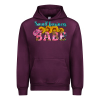 Mauve Wine small business babe Urban Hoodie - HRA Design Shop