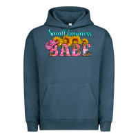 Pigment Midnight Navy small business babe Urban Hoodie - HRA Design Shop