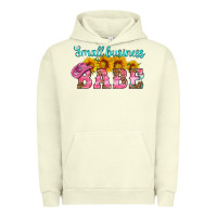 Pigment Pistachio small business babe Urban Hoodie - HRA Design Shop