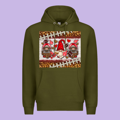 American Football Gnome Premium Hoodie Designed By Hra Design Shop