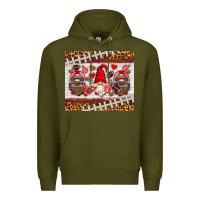 Army Green American football gnome Premium Hoodie - HRA Design Shop