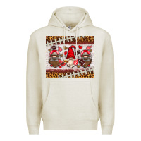 Oatmeal Heather American football gnome Premium Hoodie - HRA Design Shop
