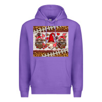 Purple American football gnome Premium Hoodie - HRA Design Shop