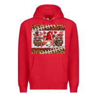 Red American football gnome Premium Hoodie - HRA Design Shop