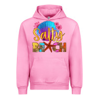 Fuchsia Pink salty beach Urban Hoodie - HRA Design Shop