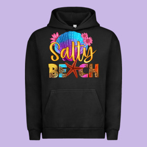 Salty Beach Urban Hoodie Designed By Hra Design Shop