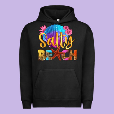 Salty Beach Urban Hoodie Designed By Hra Design Shop