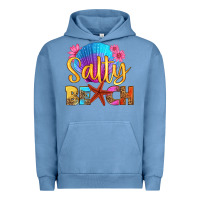 Pigment Pebble Blue salty beach Urban Hoodie - HRA Design Shop