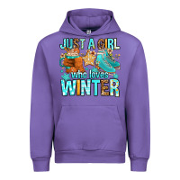 Tulip just a girl who loves winter Urban Hoodie - FaDigitalArtStudio