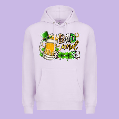 Bad And Boozy Premium Hoodie Designed By Racoondesign