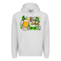 Dove Grey bad and boozy Premium Hoodie - RacoonDesign