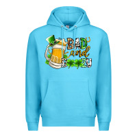 Ocean Blue bad and boozy Premium Hoodie - RacoonDesign