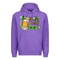 Purple bad and boozy Premium Hoodie - RacoonDesign