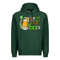 Sports Green bad and boozy Premium Hoodie - RacoonDesign