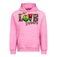 Fuchsia Pink love summer Urban Hoodie - CowhideDigitalArt