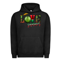 Pigment Black love summer Urban Hoodie - CowhideDigitalArt