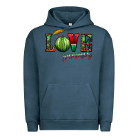 Pigment Midnight Navy love summer Urban Hoodie - CowhideDigitalArt