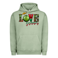 Pigment Oil Green love summer Urban Hoodie - CowhideDigitalArt