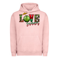 Pigment Salmon love summer Urban Hoodie - CowhideDigitalArt