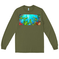 Army Green lobster license plate Long Sleeve Tee - BarkalooDesign