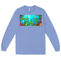 Colony Blue lobster license plate Long Sleeve Tee - BarkalooDesign