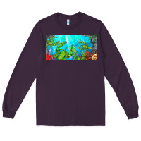 Plum lobster license plate Long Sleeve Tee - BarkalooDesign