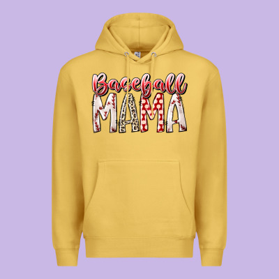 Baseball  Mama Premium Hoodie Designed By Racoondesign