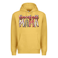 Antique Gold baseball  mama Premium Hoodie - RacoonDesign