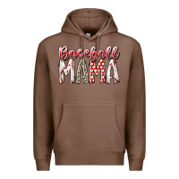 Chestnut baseball  mama Premium Hoodie - RacoonDesign