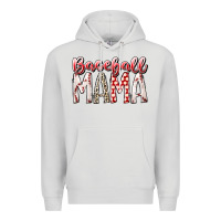 Dove Grey baseball  mama Premium Hoodie - RacoonDesign
