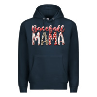 Navy baseball  mama Premium Hoodie - RacoonDesign