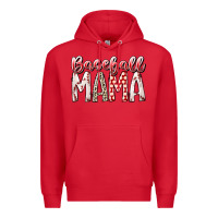 Red baseball  mama Premium Hoodie - RacoonDesign