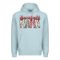 Blue Mist baseball  mama Premium Hoodie - RacoonDesign