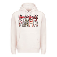 Pale Pink baseball  mama Premium Hoodie - RacoonDesign