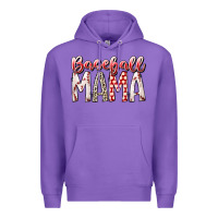 Purple baseball  mama Premium Hoodie - RacoonDesign