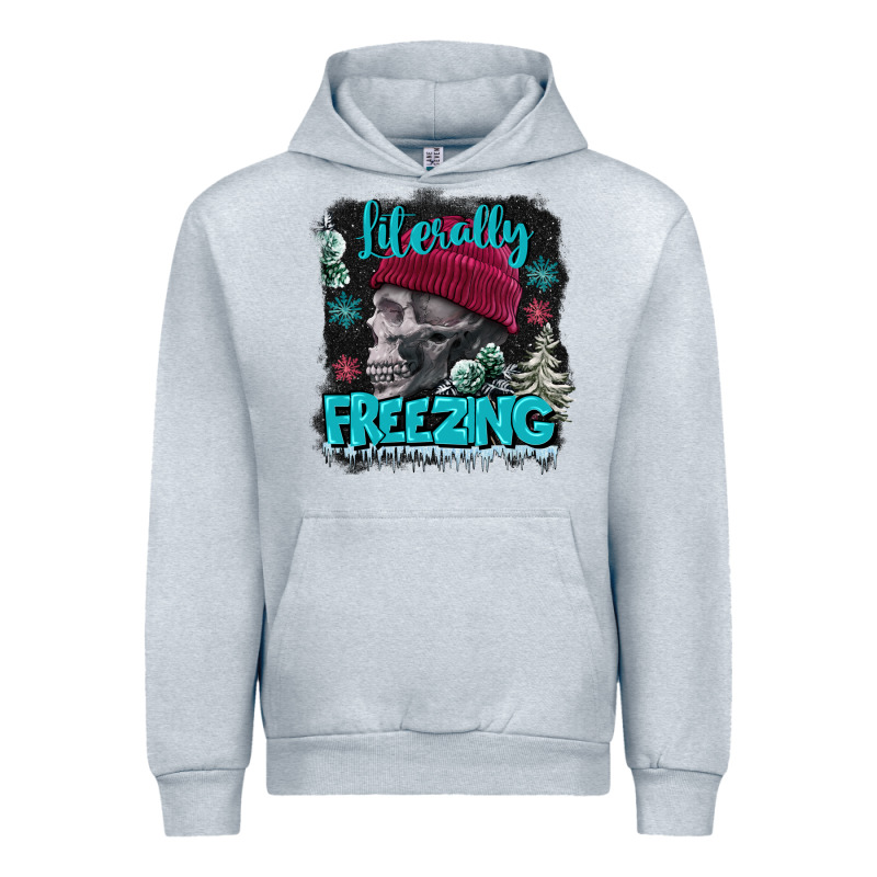 Literally Freezing Skull Urban Hoodie by FaDigitalArtStudio | Teevron