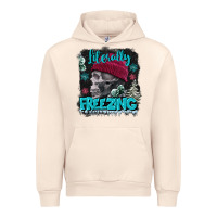 Sandshell literally freezing skull Urban Hoodie - FaDigitalArtStudio